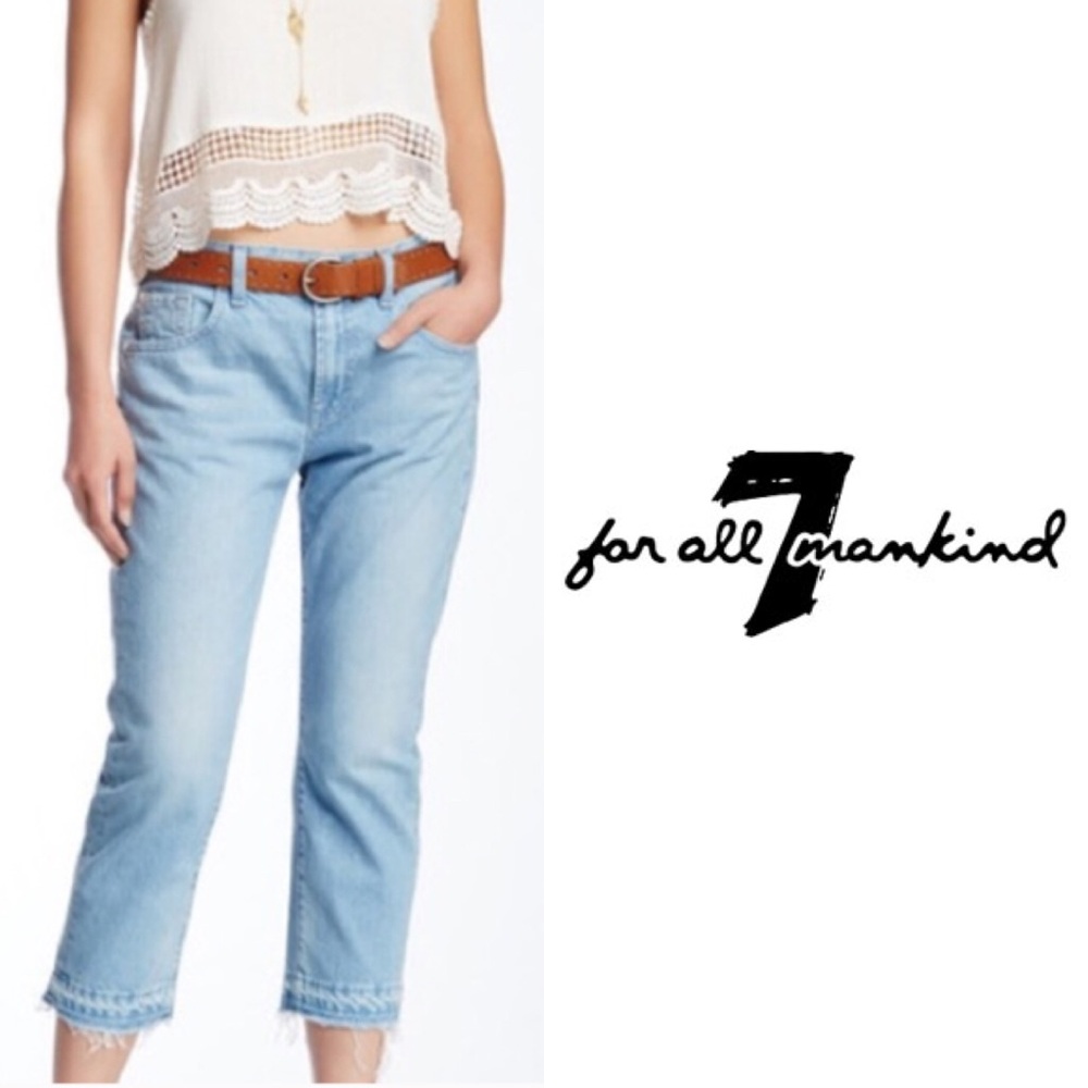 7 for all mankind the cropped relaxed skinny s-26